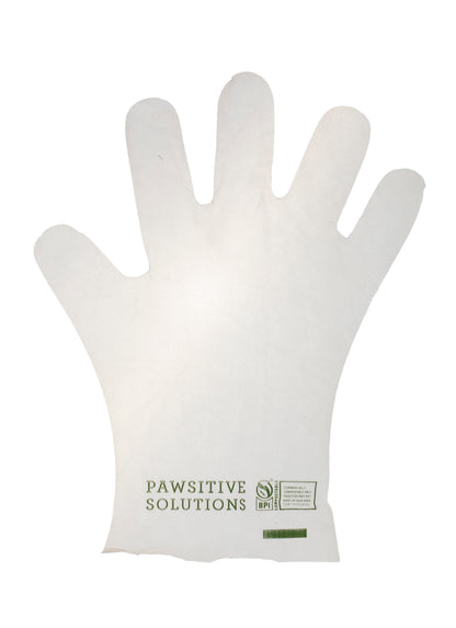 Compostable Disposable Gloves BPI certified for green bin use. Free shipping. PPE equipment food safe disposable gloves for your hands.