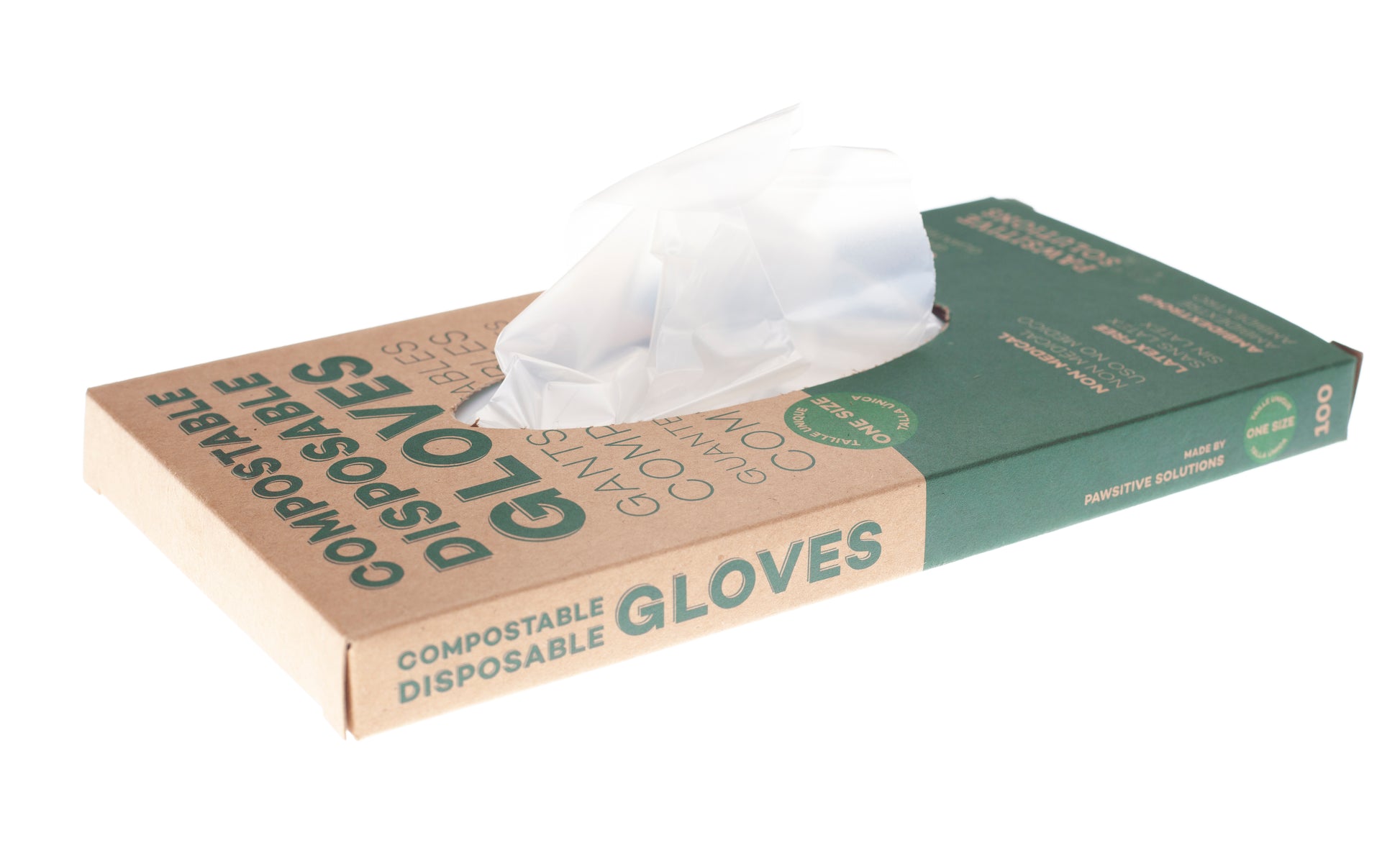 Compostable Disposable Gloves BPI certified for green bin use. Free shipping. PPE equipment food safe disposable gloves for your hands.